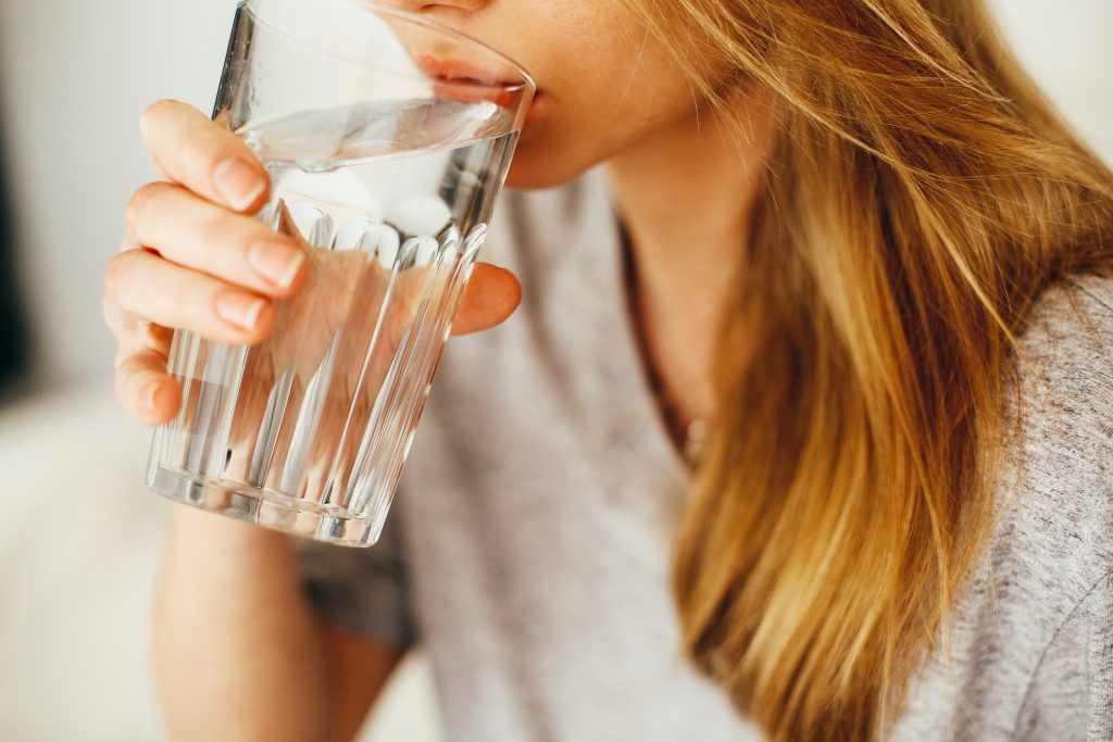 Staying hydrated with plenty of water or infused water is crucial to your health.